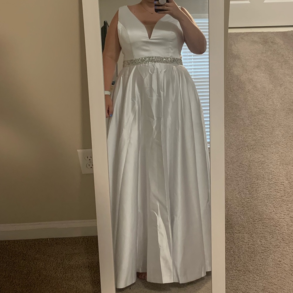Satin Wedding dress